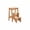 Natural, variant on 24" Folding Step Stool - Solid Hardwood, Safety Latch, 300lb Capacity