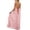 Red, variant on HAOTAGS Girls Maxi Dresses,Cotton Cami Gown Back Tie Stripe Long Tank Tween Beach Sundress Purple 11-12