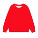 thumbnail image 4 of Sudadera Meitianfacai para niñas pequeñas y grandes, informal, de color liso, con cuello redondo, manga larga, estilo túnica, entallada, para otoño, sudadera roja para niñas, talla 9-10 años, 4 of 7