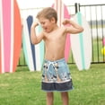 thumbnail image 4 of FORMRS Boys Swim Trunks Quick Dry Mesh Liner Boardshorts Sizes XS-XL, Pirate Animals, 4 of 7