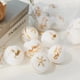 thumbnail image 2 of Bolas blancas con estampado de alce y copo de nieve para Navidad, 6 piezas, 6cm, colgante para árbol de Navidad, bolas de espuma para el hogar, regalos de Año Nuevo, 2 of 4