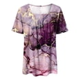 thumbnail image 5 of ZQGJB Summer Tank Tops for Women Loose Fit Pleated Square Neck Sleeveless Tops Cute Plain Tees Loose Fit Curved Hem Flowy Tunic Blouse Z05-Purple#02 S, 5 of 5