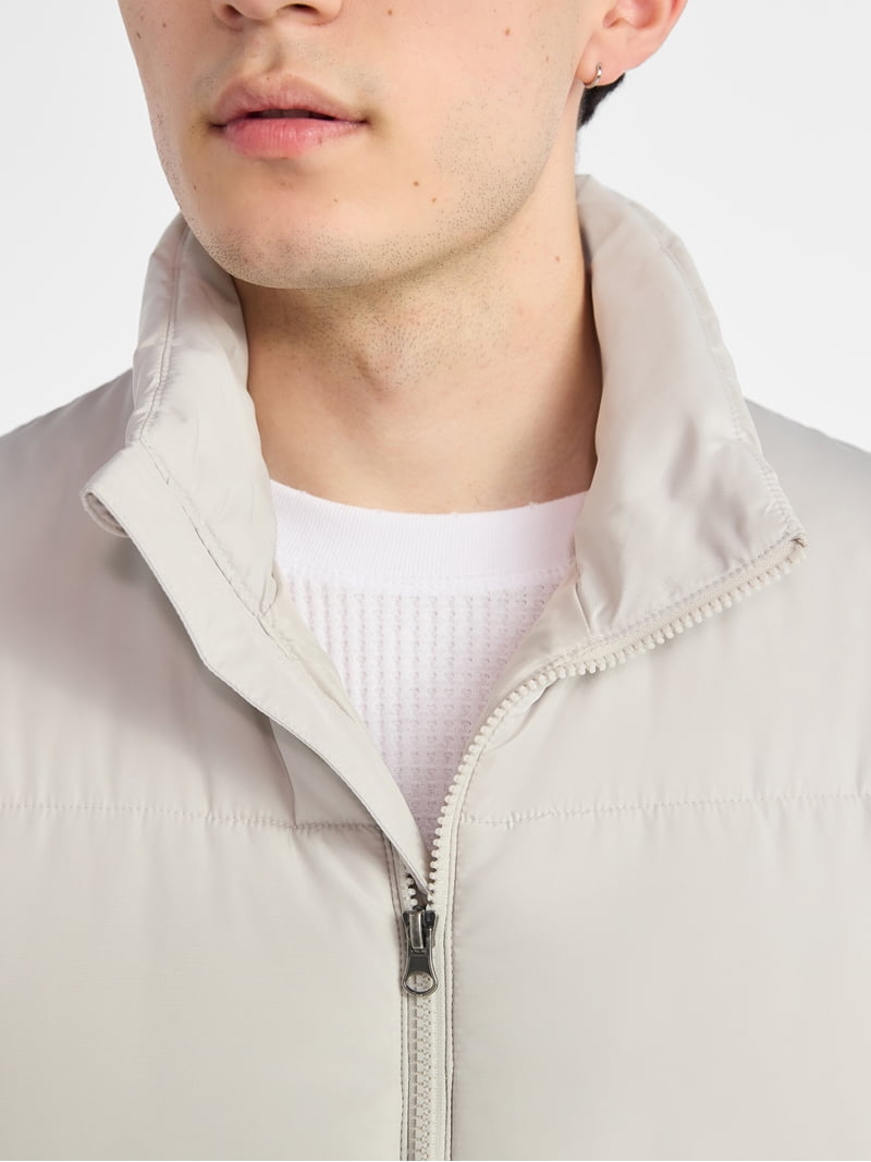 No Boundaries Men's and Big Men's Puffer Jacket, Size S-3XL