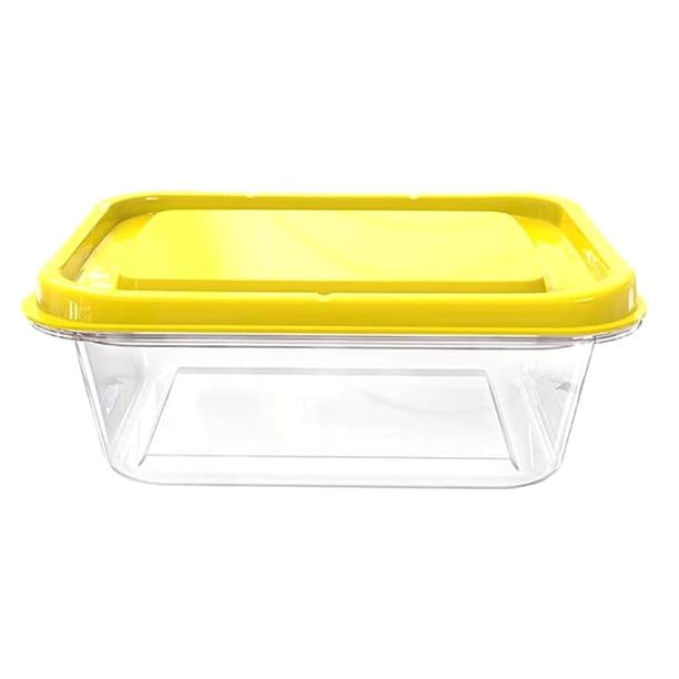 Mini recipiente rectangular de plástico sellado para alimentos, pequeño, para mantener frescos los alimentos, comedor, guardería