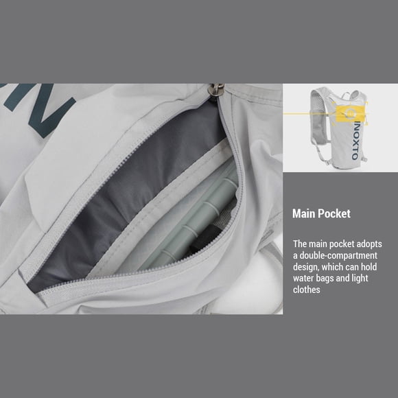 Storage bag,Vest Breathable With 1.5l Water Bladder With 1.5l Water 5l Vest Bladder Men Women Huiop