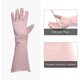 thumbnail image 4 of Guantes de jardinería para mujeres/hombres, poda de rosas, espinas y cortes, longitud del codo rosas y arbustos espinosos, blanco rosa WD.WDQZL Ropa, 4 of 5