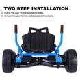 thumbnail image 2 of All In One Hover Cart Attachment For Hoverboard - Transform your Hoverboard into a Go Kart with Hovercart - Blue, 2 of 10