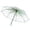 A002- Green, variant on Umbrella for Sun Protection Uv | Pink Cherry Blossom Transparent Uv Protection Umbrella | Portable Umbrella for Travel | Cute Gift for Everyday Use | Compact Uv Umbrella for Rain