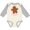 Natural and Heather, variant on Inktastic Sugar & Spice Gingerbread Girls Long Sleeve Baby Bodysuit