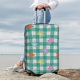 thumbnail image 7 of Logiee Starfish On Checkered Background Print Travel Luggage Cover,Suitcase Protector, Washable Elastic Suitcase Baggage Cover,Closure for Wheeled Suitcase Fit 18-32 Inch Luggage-Small, 7 of 7
