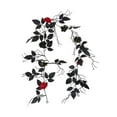 thumbnail image 2 of 100Fens Halloween Rose Leaves Simulation Rattan Artificial Rose Leaves Decoration Arrangement Thanksgiving Pumpkin Rattan. Fall&nbsp;Decor, 2 of 6