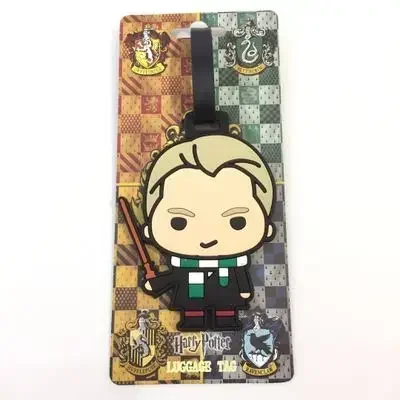 2025 Etiqueta de equipaje de película y TV, etiqueta de equipaje con insignia de Harry Potter, Hermione Potter, Ron Malfoy, plataforma 9 3/4, PVC, colgante de tarjeta de maleta, regalo