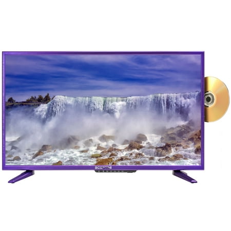 Sceptre 32" Class HD (720P) Purple LED TV (E328UD-SR) with Built-in DVD Player