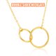 thumbnail image 1 of Collar para mujer, joyería para mujer, joyería para mujer. Para mi hija, te amo, collar doble en tres colores. Collar de moda., 1 of 2