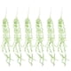 thumbnail image 1 of 6 piezas de plantas colgantes artificiales de plástico verde., 1 of 5