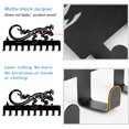 thumbnail image 4 of Lizard Wall Hooks Key Holder Decorative Hooks Rack Wall Hangers Wall Mounted Southwest Theme Decorative Hooks Hat and Coat Rack with 10 Hooks, 4 of 6