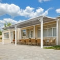 thumbnail image 4 of YODOLLA 10' x 20' Hardtop Gazebo Outdoor Aluminum Pergola ​For Garden, Patio, Backyard-White, 4 of 8