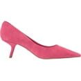 thumbnail image 6 of Sam Edelman Bianka Dahlia Pink Pointed Toe Kitten Heel Slip On Fashion Pumps (Dahlia Pink, 6), 6 of 6