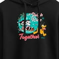 thumbnail image 3 of Disney - Sleigh Ride Together - Juniors Cropped Pullover Hoodie, 3 of 5