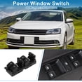 thumbnail image 2 of Interruptor de ventana eléctrica Unique Bargains No. 18G959857B para el lado del conductor delantero, control de ventana para Volkswagen Golf Jetta Passat B5 Negro, 2 of 7