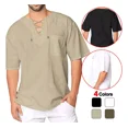 thumbnail image 2 of Camisa De Manta Hombre Playa Descanso Yoga Fresca Cómoda, 2 of 6