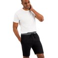 thumbnail image 2 of Hanes Men's Soft French Terry Pajama Shorts, 2-Pack, Sizes S-5XL, 2 of 6