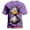 Purple, variant on Mens Crew Neck Short Sleeve Graphic T-Shirts Funny Print Soft Casual Streetwear Novelty Oversized Tee Shirt