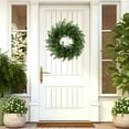 thumbnail image 3 of Jubipavy Garland Green Wreaths For Front Door Door Wreaths For Front Door Outside All Season Artificial Fir Wreath Front Door For Wall Hanging Wedding Window Home Porch Farmho, 3 of 6
