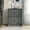 Dark Gray, variant on Castle Place Vintage Nightstand with 2 Drawers, Dark Gray