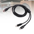 thumbnail image 1 of Pin Printer Data Cable 1.8m 24V Power USB to USB2.0 B Male and 3 Pin Power Din Male Cord, 1 of 7