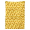 thumbnail image 3 of Ambesonne Easter Tablecloth Rectangular Table Cover, Cheerful Holiday Daisies, 60"x84", Yellow Orange Green, 3 of 4