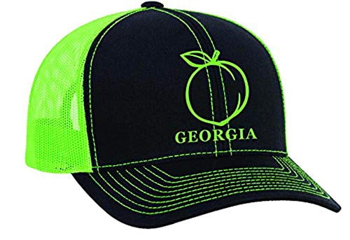 Georgia Peach Embroidered Trucker Hat 