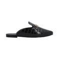 thumbnail image 2 of Flat Mule Tipo Mocasín Puntal Para Mujer Color Drillo Negro Platonia  TERRANOVA-01-NEGRO, 2 of 5