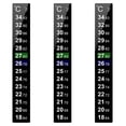 thumbnail image 2 of 72 Pieces Digital Temperature Sticker Adhesive Thermometer Strip Fermenter Adhesive Crystal Strip Aquarium Thermometer, 2 of 9