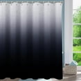 thumbnail image 2 of Shower Curtain,Black Shower Curtains for Bathroom,Ombre Diatomaceous Earth Appearance Shower Curtain Sets Farmhouse Black and White Shower Curtain,Rustic Bathroom Shower Curtain 72x72 Inch, 2 of 6