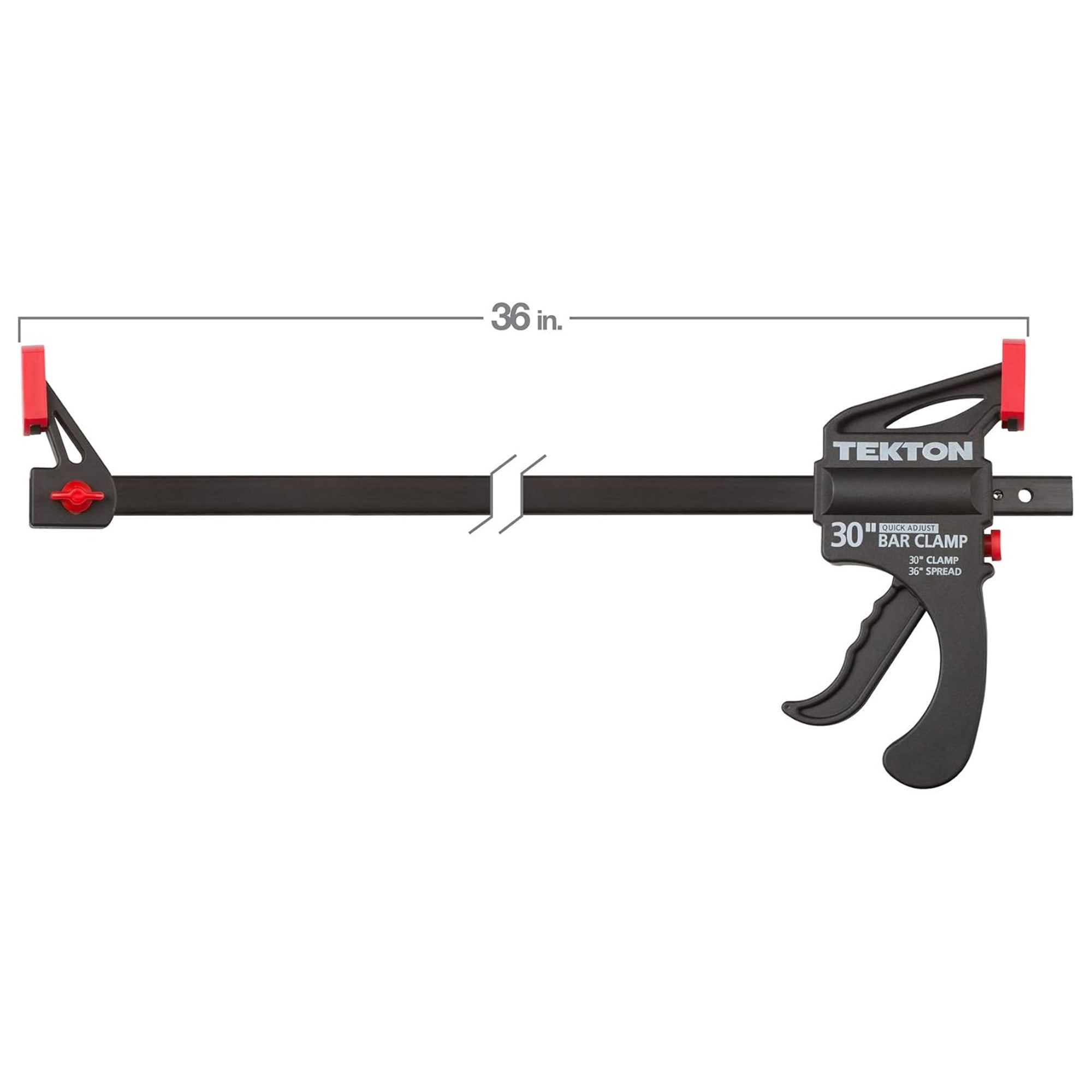 TEKTON 2-Piece Ratchet Clamp Spreader Set, Red-Black, 30x36 Inches