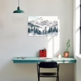 thumbnail image 5 of ZHONGYUTONG Misty Forest Canvas Wall Art Foggy Landscape Pictures for Wall Mountain Scenery Painting Print for Bedroom Decor Framed (12.00" x 18.00"), 5 of 5