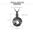 thumbnail image 4 of Tree of Life Animal Urn Necklace for Ashes Crystal Giraffe Cremation Ashes Jewelry Keepsake Pendant Necklace for Women Men Giraffe Urn Pendant, 4 of 9
