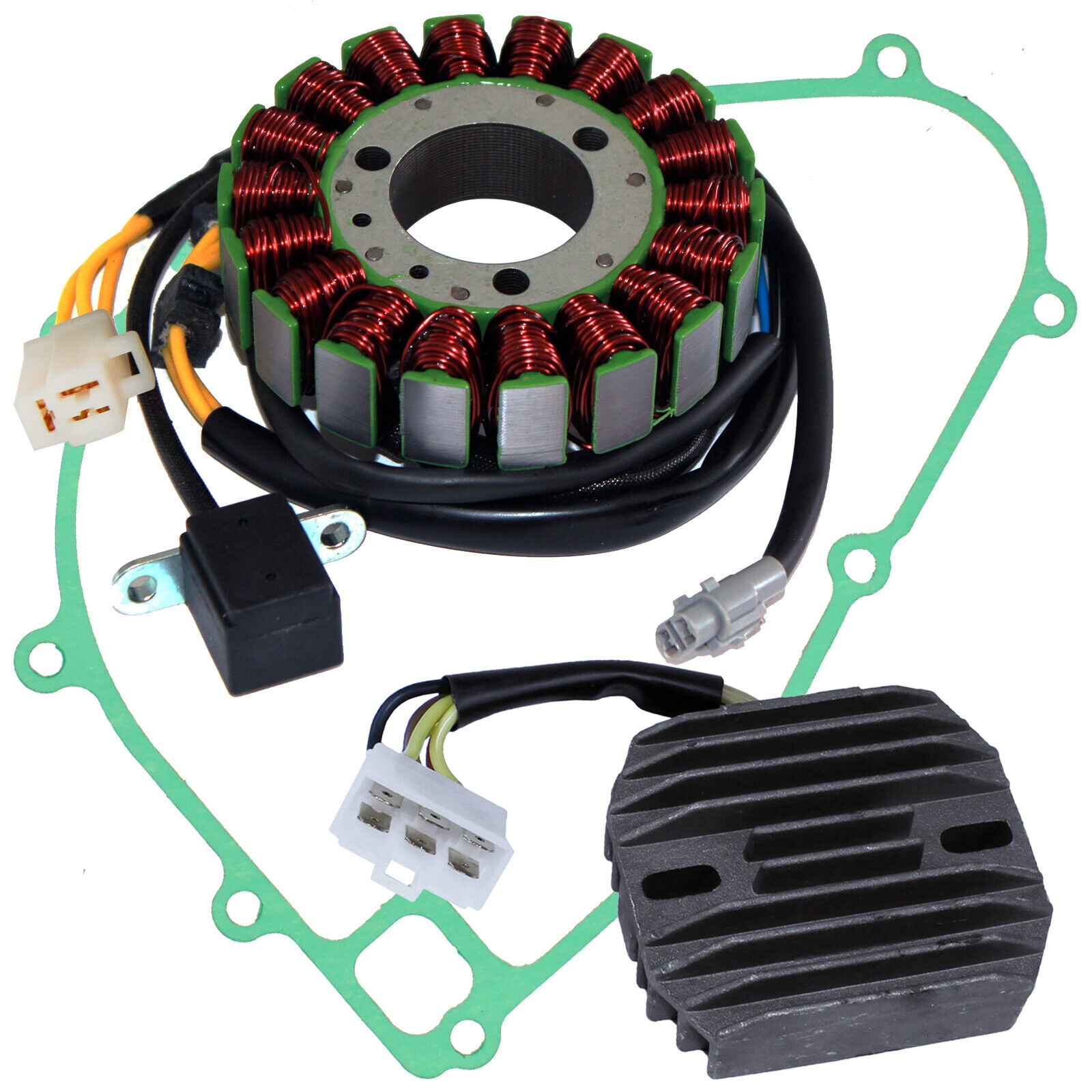 Stator Regulator Rectifier W/Gasket for Kawasaki Bayou 300 KLF300C 4X4