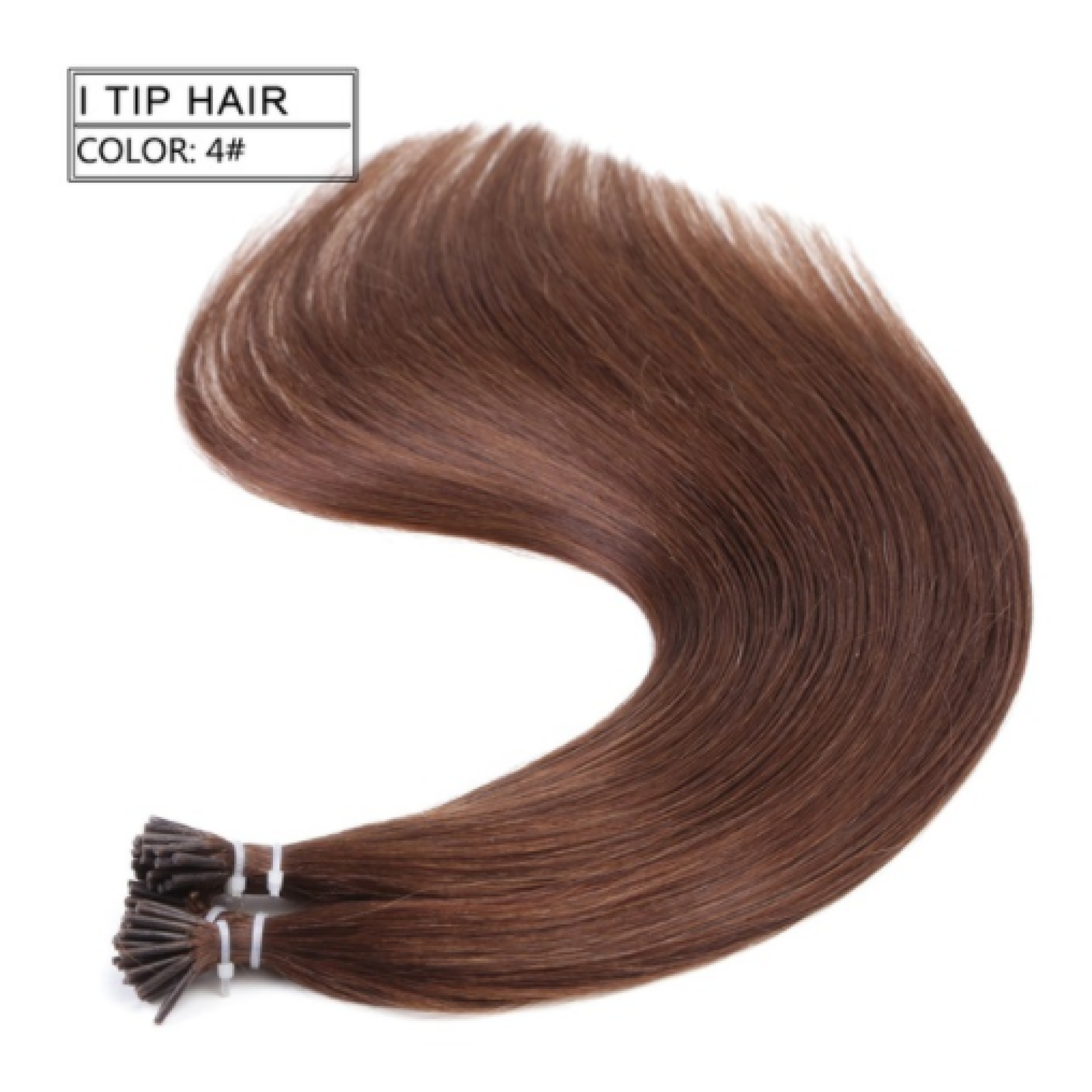 Beroyal Straight Brazilian Virgin Human Hair Fusion Hair I Tip In