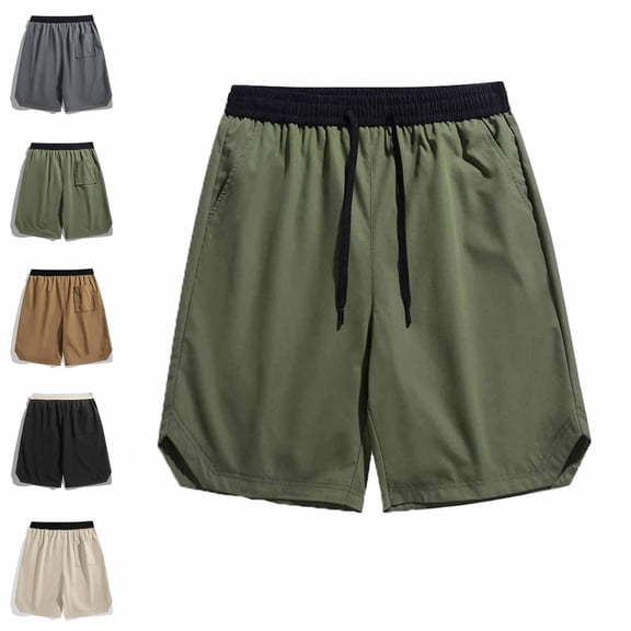 Men's Athletic Shorts Breathable Men's Shorts Lightweight Gym Shorts Men with Pockets