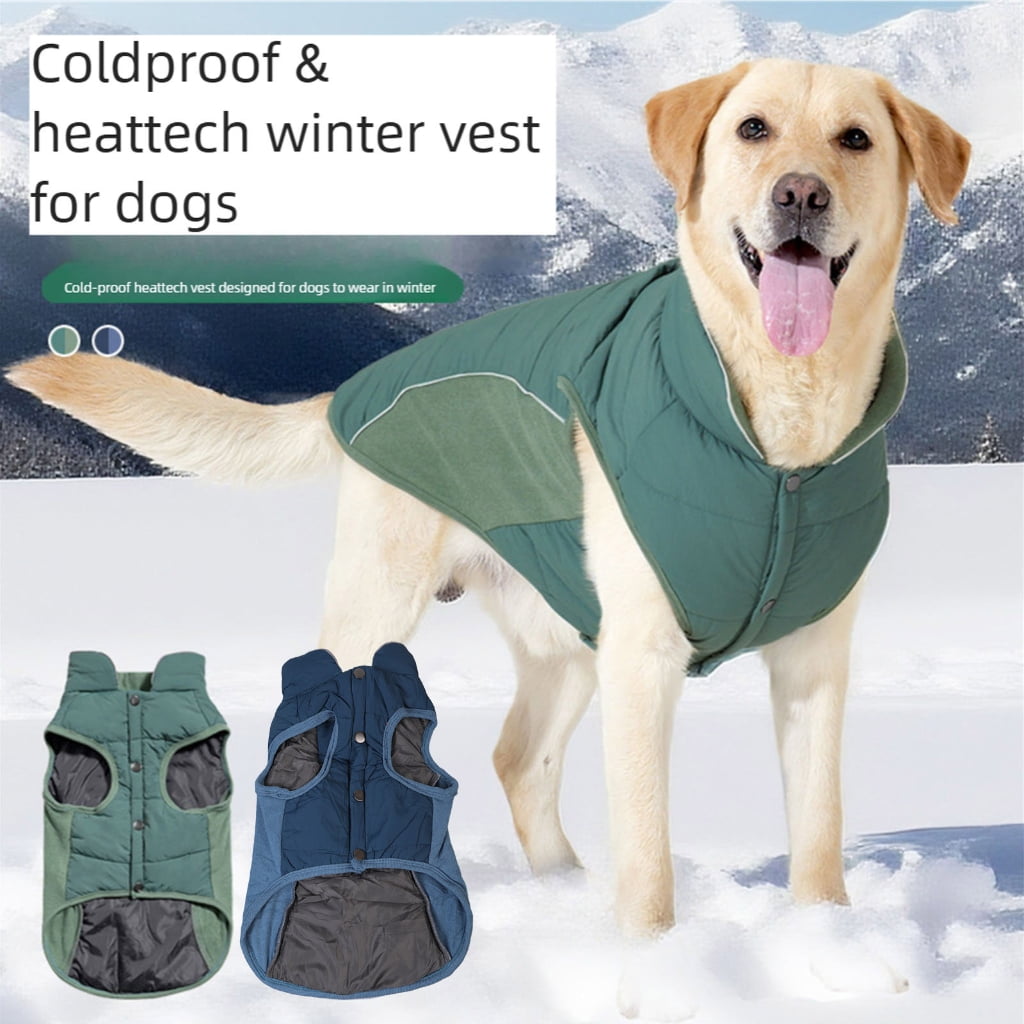 WINDLAND Dog Vest Clothes Outfit Thick Coat Clothes for Boy Girl Dog Winter Apparel