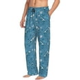 thumbnail image 3 of Kdxio Dinosaur Skull Print Men's Sleep Pajama Pant Lounge Pants with Pockets, 3 of 8