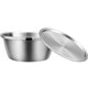 thumbnail image 5 of 1 conjunto de tazón de acero inoxidable Mezcla para el recipiente de sopa de sopa de comida para alimentos para la cocina con tapa, 5 of 6