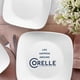 thumbnail image 4 of Corelle Vitrelle Juego De Vajilla Cuadrada De 18 Piezas Para 6 Personas Juego De Platos Y Tazones Cuadrados Livianos Resistentes Al Vidrio Y A Las Astillas De Triple Capa Blanco Puro, 4 of 5