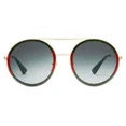 thumbnail image 1 of Gu-cci GG0061S Sunglasses Women Gold Green Gradient Round 56 New 100% Authentic, 1 of 12