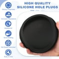 thumbnail image 3 of Tapón de Silicona en Forma de T Uxcell, Diámetro 135 mm/5.32 Pulgadas, Tapón de Silicona Impermeable Reutilizable, Tapón Redondo para Sellar Agujeros en Equipos de Tuberías, Negro, 3 of 7