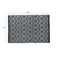 thumbnail image 2 of Handwoven Diamond Rug 30" X 48" Black, 2 of 3