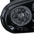 thumbnail image 6 of Spec-D Tuning Black Smoke Dual Halo Projector Headlights Compatible with 1999-2006 Volkswagen Golf, Golf GTI VW MK4 Left + Right Pair Headlamps Assembly, 6 of 7