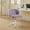 Violet, variant on 22" Plush Non Shedding Recliners, Chair Office with Stable Base, Study Chair with Swivel Wheel for Indoor Work And Makeup Use, Violet